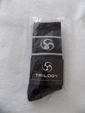 Trilogy socks black unisex Size Small NEW and SEALED